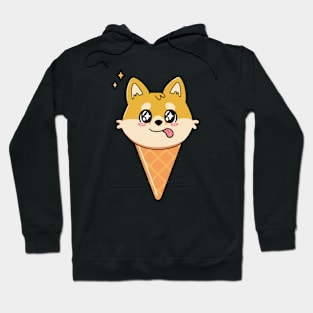 Kawaii Ice Cream Corgi Hoodie